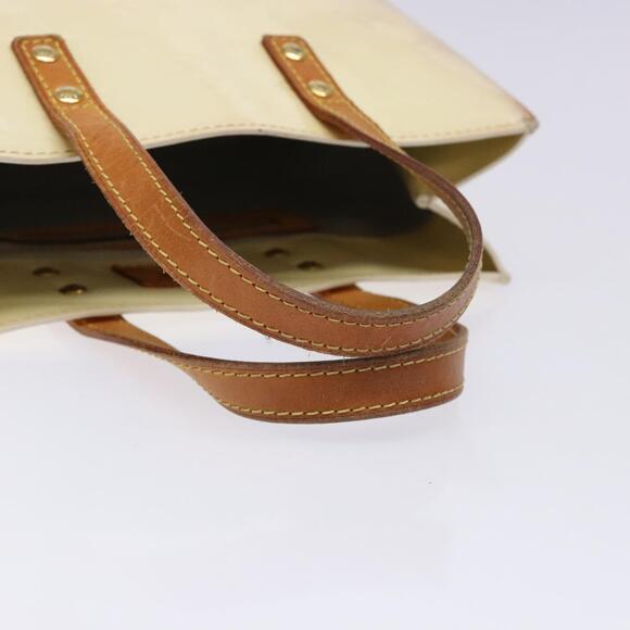 LOUIS VUITTON Monogram Vernis Reade PM Hand Bag Perle M91336 - Picture 7 of 12